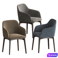 Elle Dining Chair Calligaris 3D Model Vray, Corona