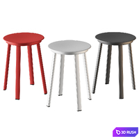 HAY Revolver Stool 3D Model Corona