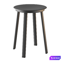 HAY Revolver Stool 3D Model Corona