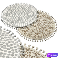 Round Carpet 06 3D Model Corona