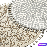 Round Carpet 06 3D Model Corona