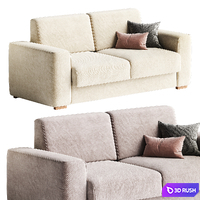 Anley Sofa by Kave Home 3D Model Corona