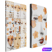 Louise Fulton Studio Wall Face Panels 3D Model Corona