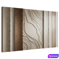 Decorative Wall Panel Relief &amp; Wood 3D Model Corona