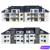 German House 3D Model Corona