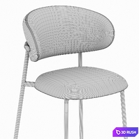 Calligaris oleandro stool 3D Model Vray, Corona