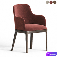 Margot Dining Chair Bontempi 3D Model Vray, Corona