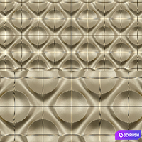 Parametric Wall 3d Panel 3D Model Vray