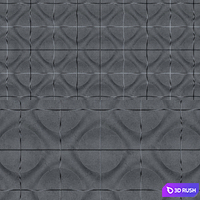 Parametric Wall 3d Panel 3D Model Vray
