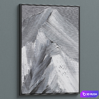 Conrad Godly Textural Wall Art C-251 3D Model Vray, Corona