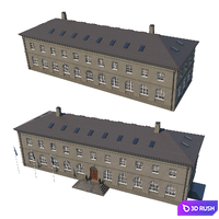 Office building 3D Model Corona