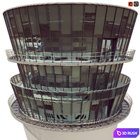 Air Traffic Control Tower Air Traffic Control 3D Model Vray, Corona