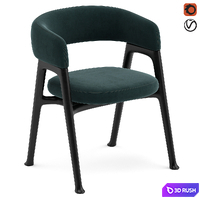 Baxter corinne chair 3D Model Vray, Corona