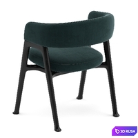 Baxter corinne chair 3D Model Vray, Corona