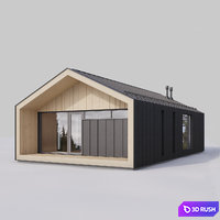 Barn House -01 3D Model Corona