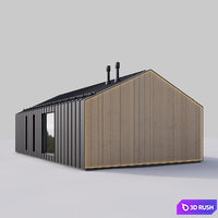 Barn House -01 3D Model Corona