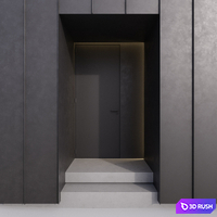Barn House -01 3D Model Corona