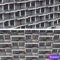 RESIDENTIAL BUILDING NO30 3D Model Vray, Corona