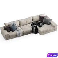 Divanchi 3 seater sofa 3D Model Corona