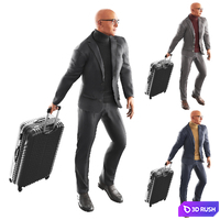Richard Suitcase 3D Model Vray, Corona