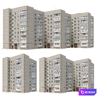 House. Series 121–60–25 3D Model Corona