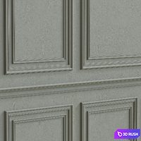 Decorative plaster with molding #032 3D Model Vray, Corona