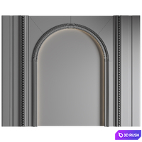 Wall Panel Decor 468 3D Model Vray, Corona