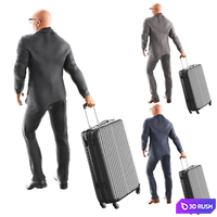 Richard Suitcase 3D Model Vray, Corona