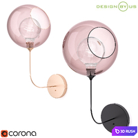 GLASS BALL WALL LAMP_BALLROOM_Design BY US 3D Model Corona