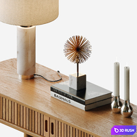Decorative set in Scandinavian style 3D Model Corona