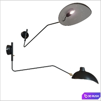 LAMPARA MOUILLE MOUILLE 1 ARM 3D Model Vray, Corona