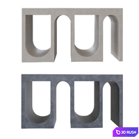 Kellywearstler Roxbury Console 3D Model Corona