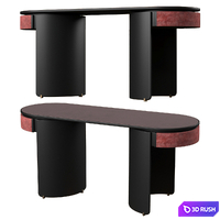 Table Baxter Parsec Desk 3D Model Vray, Corona