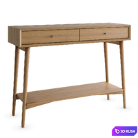 Mid century console 3D Model Corona