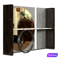 Longhi Note Consolle 3D Model Corona