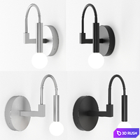 ARCH wall sconce by Dshop 3D Model Corona