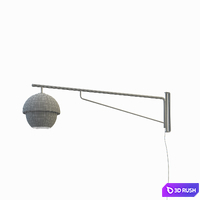 Venicem Urban Wall Turning Arm 3D Model Vray