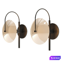 Wall Light 003 3D Model Vray, Corona