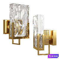 Stunning Luxury 2020 Designer Wall Lamp 3D Model Vray