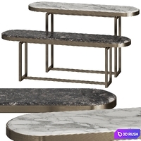 Opera Contemporary Isabel Console Tables 3D Model Vray, Corona