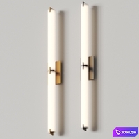 George Kovacs Tube Double Led Bar Wall Lamp 3D Model Vray, Corona