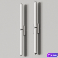 George Kovacs Tube Double Led Bar Wall Lamp 3D Model Vray, Corona