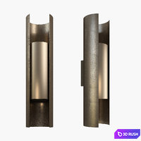 Nyx sconce in patinated brass 3D Model