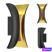 Wall lamp Odeon Light Krista 3D Model Corona