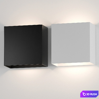 Aliexpress square wall light 013 3D Model Vray, Corona
