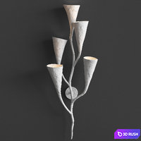 Large Ophelia Wall by Porta Romana 3D Model Corona