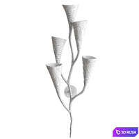 Large Ophelia Wall by Porta Romana 3D Model Corona
