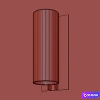 Lightology TMM METALICO WALL LIGHT By Santa &amp; Cole 3D Model Corona