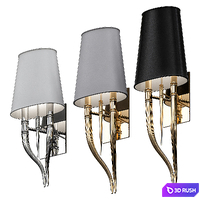 ARB Crystal Wall Lamp 3D Model Vray