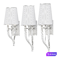 ARB Crystal Wall Lamp 3D Model Vray
